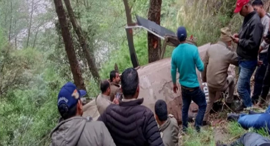 ভারতের উত্তরাখণ্ডে একটি হেলিকপ্টার বিধ্বস্ত